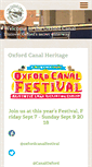 Mobile Screenshot of oxfordcanalheritage.org